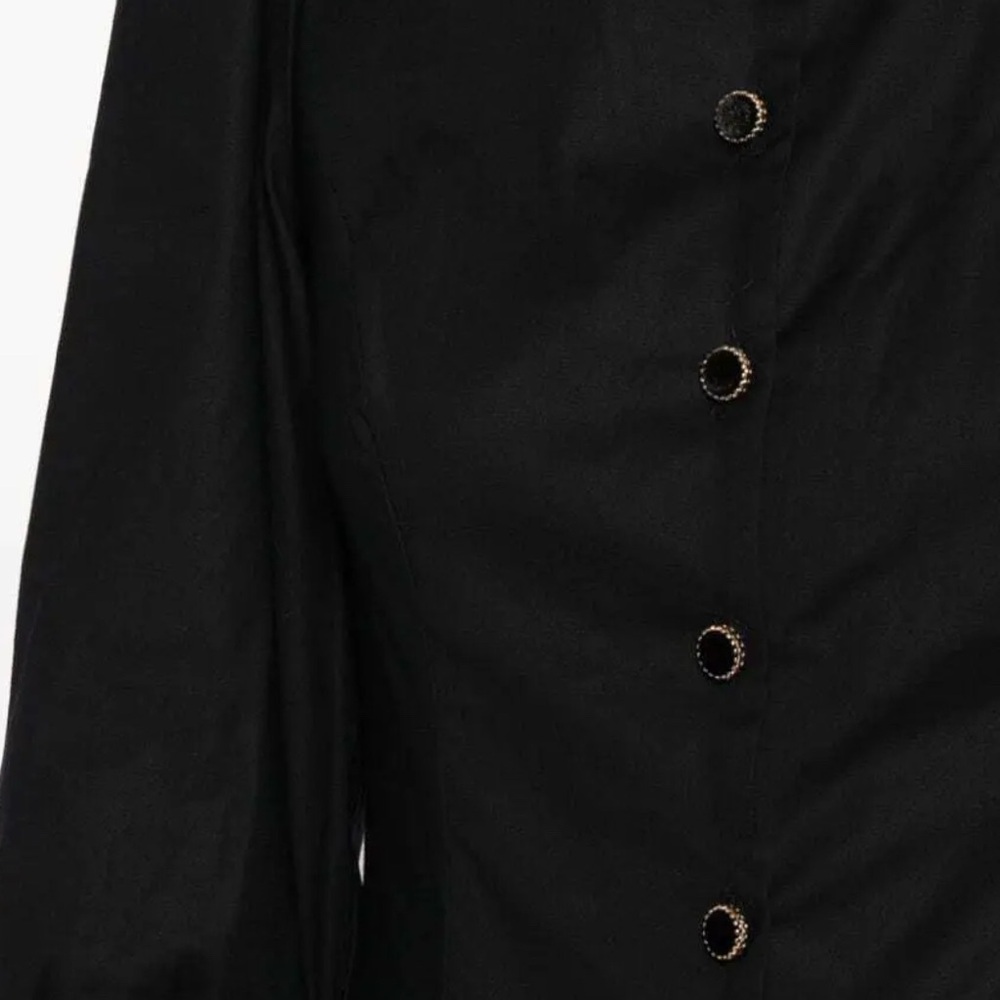 Reformation Black Halia Dress, Size 0 - Picture 4 of 7